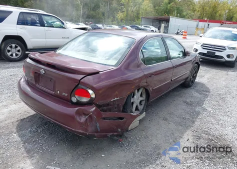 2000 Nissan Maxima Gle/Gxe/Se из США, поврежденный, VIN JN1CA31D8YT543803